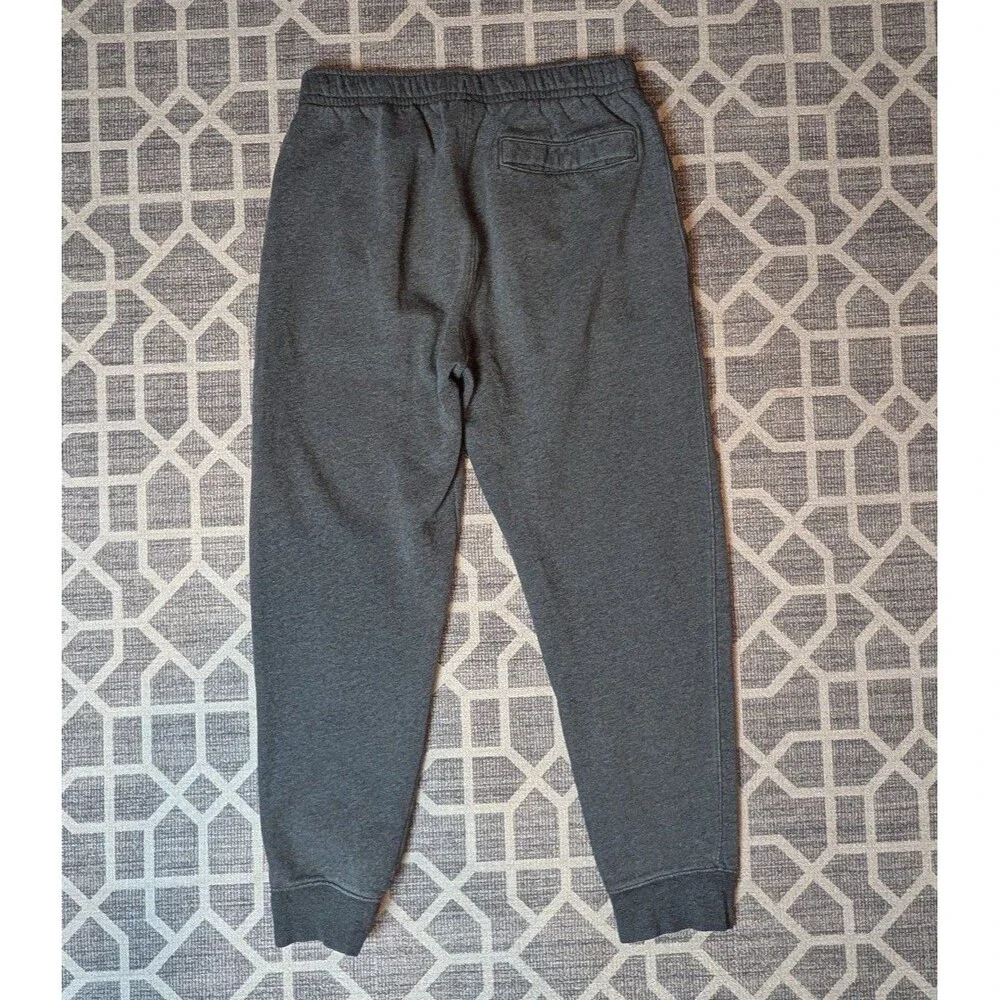 Men's Nike Club Fleece Joggers Sweatpants Charcoal Heather Gray Sz M